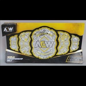 All Elite Wrestling AEW World Championship Belt - Authentic Design Title Belt